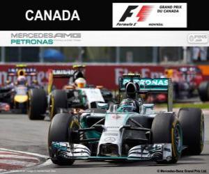 yapboz Nico Rosberg - Mercedes - Kanada 2014 Grand Prix 2º sınıflandırılmış